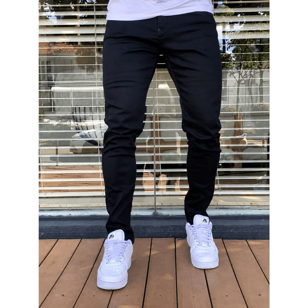 Calça Jeans Masculina Lycra Premium Slim Casual Elegante para o Dia a Dia