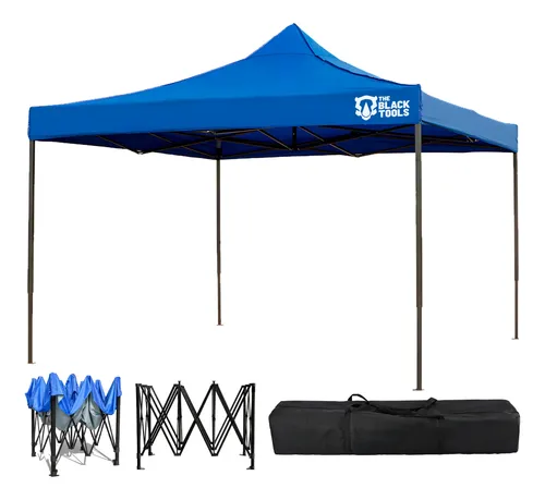 Tenda Sanfonada Proteção Uv 3x3m Gazebo Ajustável C/ Bolsa