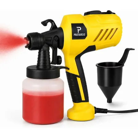 Pistola De Pintura 400w Profissional Elétrica Pulverizadora 800ml Regulações De Spray Prevenção De Refluxo Para Projetos De Renovação Doméstica 110v Marca Colpaq
