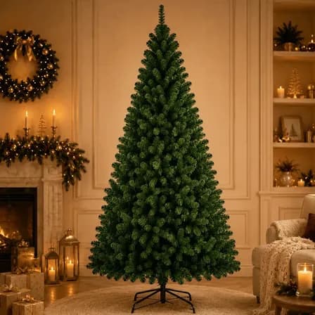 Árvore De Natal 2 Metros 600 Galhos Grande Tradicional Luxo Cor Verde
