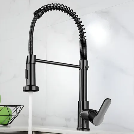Torneira Cozinha Gourmet Bancada Flexível Monocomando Pia Preto B22-black